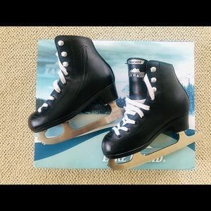 Lake Placid Cascade Boys Figure Ice Skate Black Size Youth Junior 13